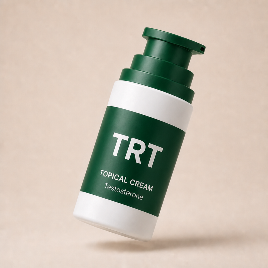 TRT topical cream pump, Faber catalog style